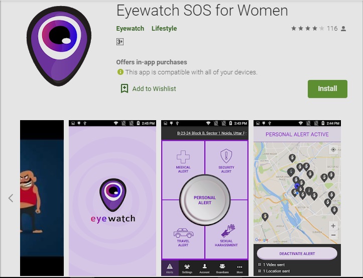 eyewatch sos for women safety app