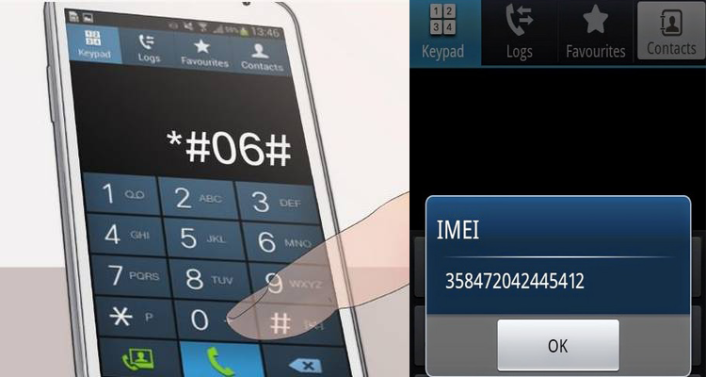 andriod samsung imei check