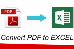 convert pdf to excel